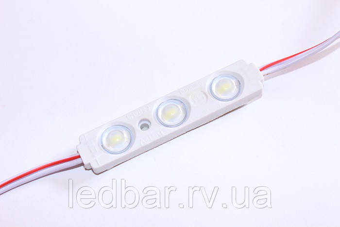 Світлодіодний модуль з круглою лінзою 3 SMD 1.5 В