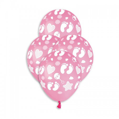 Повітряні кулі "Ніжки ДІВЧИНКИ" 12" (30 см) Пастель Асорті В упак:100 шт. Пр-во "Gemar" Італія