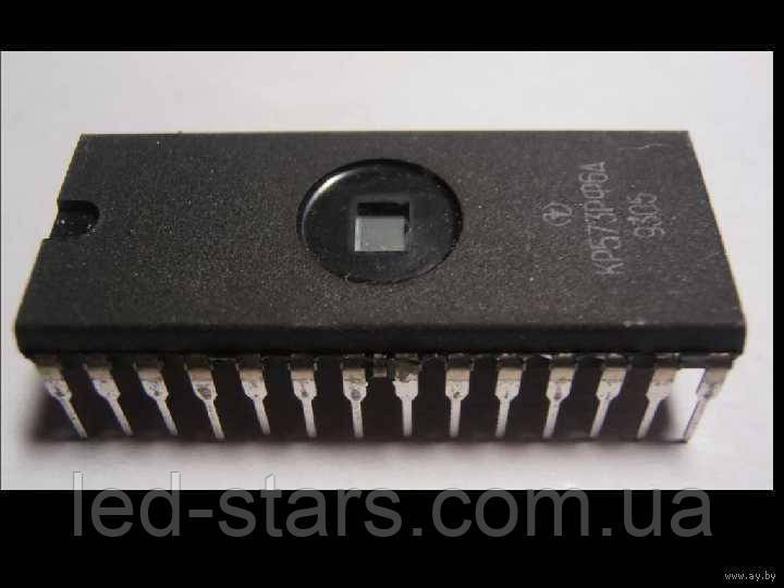 КР573РФ6 КВАЗАР-ІС електричне програмоване ПЗУ місткістю 64 Kbit (8k x 8-bit, DIP-28), фото 1