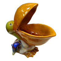 Пеликан керамическая фигурка для декора