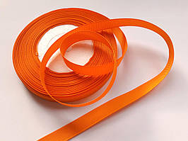 Тесьма лента репсовая Стрічка репсова 13 мм ( 22 метри в рулоні) оранжева
