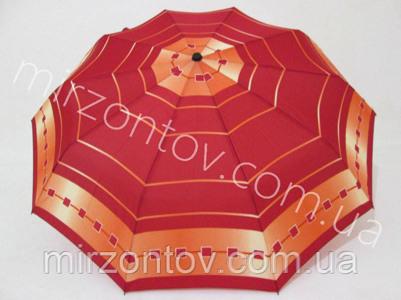 Жіноча парасолька зі сталевими спицями Срібний дощ напівавтомат, фото 1