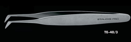 Пінцет для нарощування вій Staleks Pro Expert 40 Type 3, фото 1