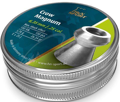 Кулі для пневматики H&N Crow Magnum 6,35 mm , 1.7 м, 150 шт/уп.