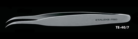 Пінцет для нарощування вій Staleks Pro Expert 40 Type 7, фото 1