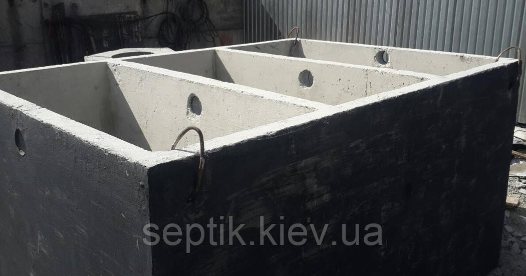 Емкость для слива канализации 6000 л. из гидробетона: продажа, цена в ...