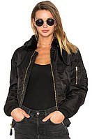 Женский бомбер Alpha Industries B-15 Slim Fit Flight Jacket WJM44500C1 (Black) WJM44500C1 Женский бомбер Alpha Industries B-15 Slim Fit Flight Jacket WJM44500C1 (Black)