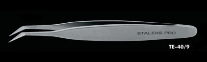 Пінцет для нарощування вій Staleks Pro Expert 40 Type 9, фото 1