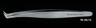 Пінцет для нарощування вій Staleks Pro Expert 40 Type 12