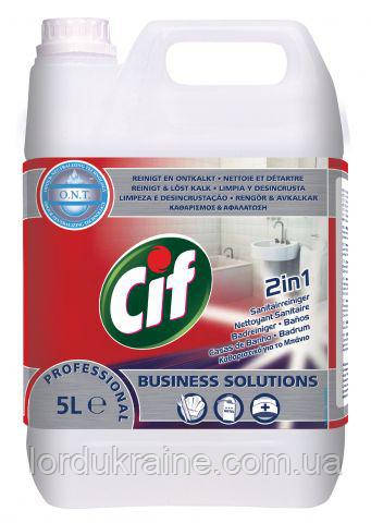 Миючий засіб для ванних кімнат 2в1/Cif Professional Washroom 2in1 (5 л)