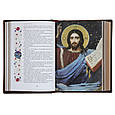 Ілюстрована Біблія "Новий Завіт" у шкіряній палітурці і подарунковому футлярі, фото 8