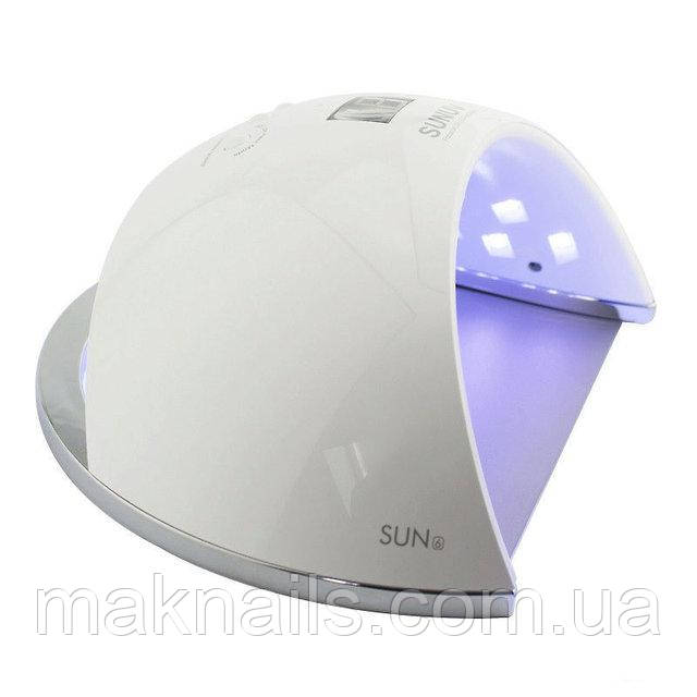 LED+UV лампа для манікюру SUN 6 48W Біла
