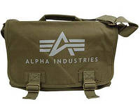 Сумка Alpha Industries Big A Canvas Courier Bag (Olive) 730933790 Сумка Alpha Industries Big A Canvas Courier Bag (Olive)