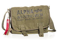 Сумка Alpha Industries Cargo Canvas Courier Bag (Olive) 730934538 Сумка Alpha Industries Cargo Canvas Courier Bag (Olive)