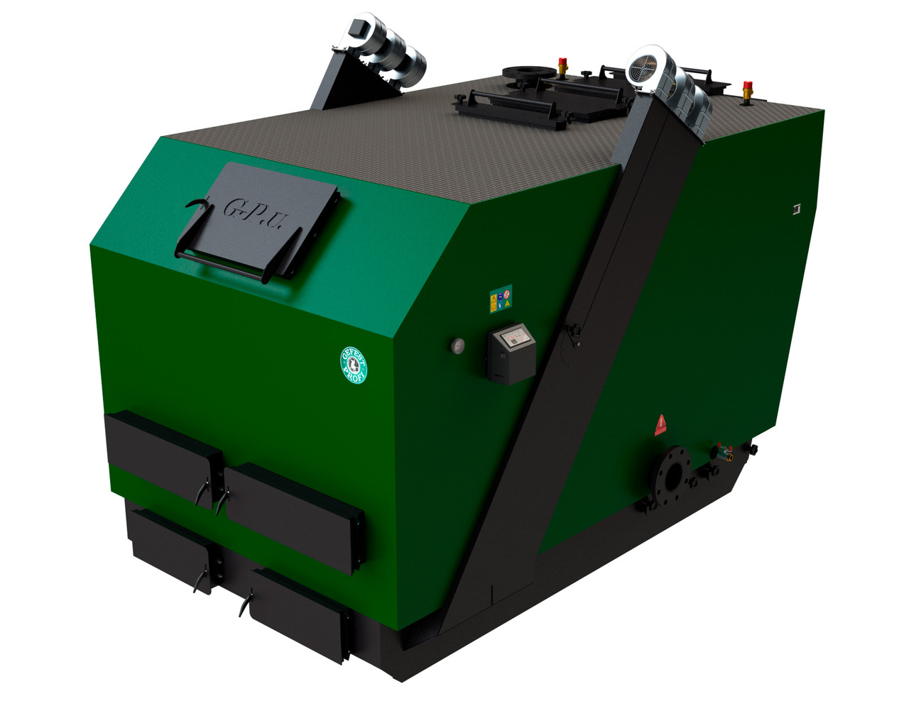 Опалювальний твердопаливний котел тривалого горіння Gefest-profi U (Гефест-Профі У) 50 кВт, фото 1