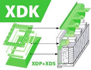 Комплект комірів гідропароізоляційний Fakro XDK 114х118 см, фото 2