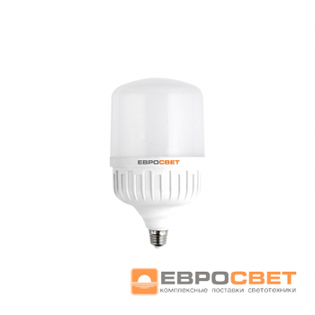 Високопотужна LED лампа ЕВРОСВЕТ 40Вт 6400К (EVRO-PL-40-6400-27)