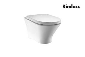 Унітаз підвісний ROCA NEXO Rectangular з сидінням slow-closing