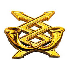 Емблема зв'язку, золото