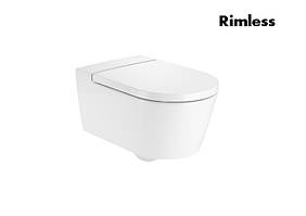 Унітаз ROCA INSPIRA Round підвісний, круглий, Rectangular, горизонтальний випуск