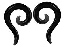 Розтяжка спіраль акрилова чорна