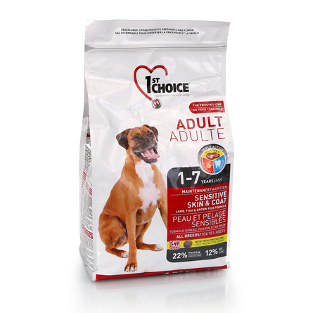1st Choice Adult Sensitive Skin & Coat корм для собак з чутливою шкірою, 7 кг
