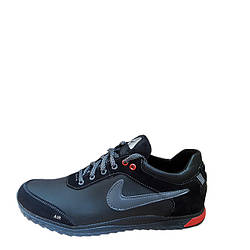 Кросівки підліткові в стилі Nike чорні 