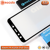 Захисне Full Glue скло Mocolo Xiaomi Mi A2 / 6X (Black), фото 4