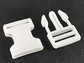 Карабін фаст — колір білий 25 мм