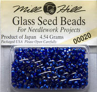 Бисер Mill Hill 00020, 11/0 Royal Blue Glass Beads