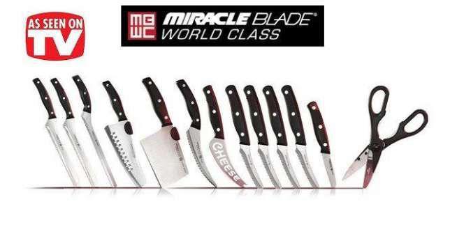 Набір кухонних ножів "Диво-ножі" Miracle Blade World Class - фото 3 - id-p731363370