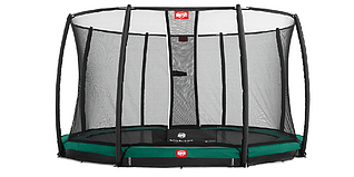 Батут BERG InGround Favorit 14 ft (430 + защ. сітка Deluxe InGround