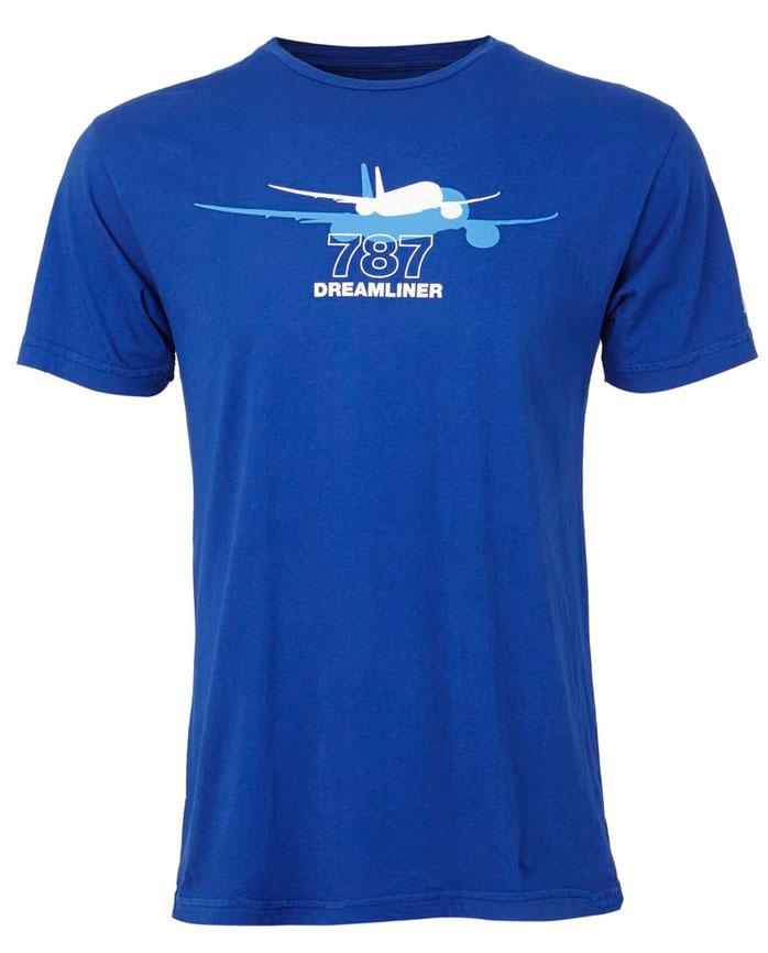 Оригінальна футболка Boeing 787 Dreamliner Shadow Graphic T-Shirt 1100100110080001 (Blue)