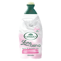 Піна, крем-гель для душу з молочком ослиці L angelica Bath & Shower latte - D asina 500 ml