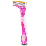 Станок для гоління DORCO SHAI HONEY (TRA500) 3 шт D0002, фото 2