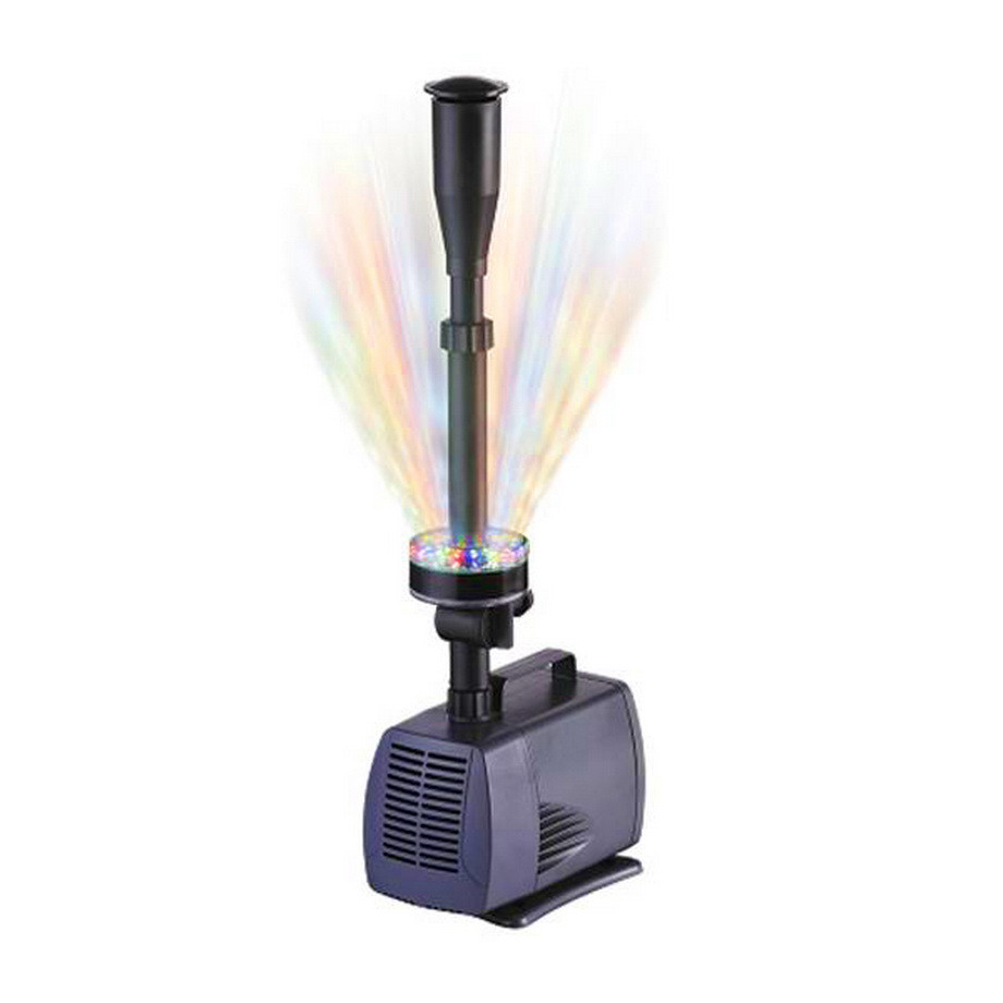 Насос з фонтаном і підсвічуванням AquaFall LED-10000FP 6500l/h 100W
