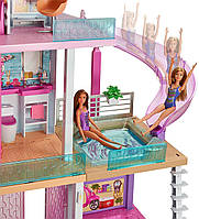 Будинок мрії Барбі 3-поверховий з ліфтом, басейном і меблі-трансформер — Barbie DreamHouse, фото 4
