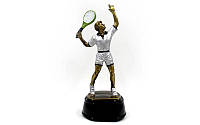 Награда спортивная большой теннис мужской 2669 (статуэтка наградная большой теннис): 23х10х9см