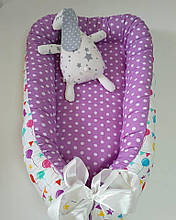Гніздишко, кокон зі знімним матрациком для новонародженого Baby-Sleep