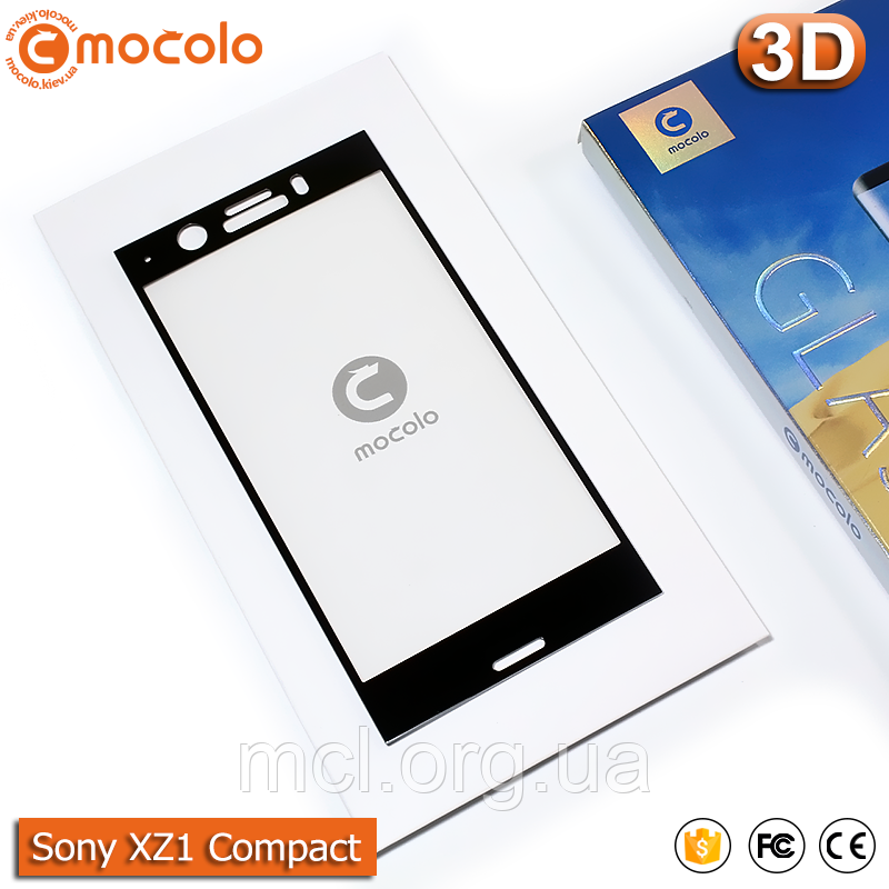 Захисне скло Mocolo Sony Xperia XZ1 Compact 3D (Black)