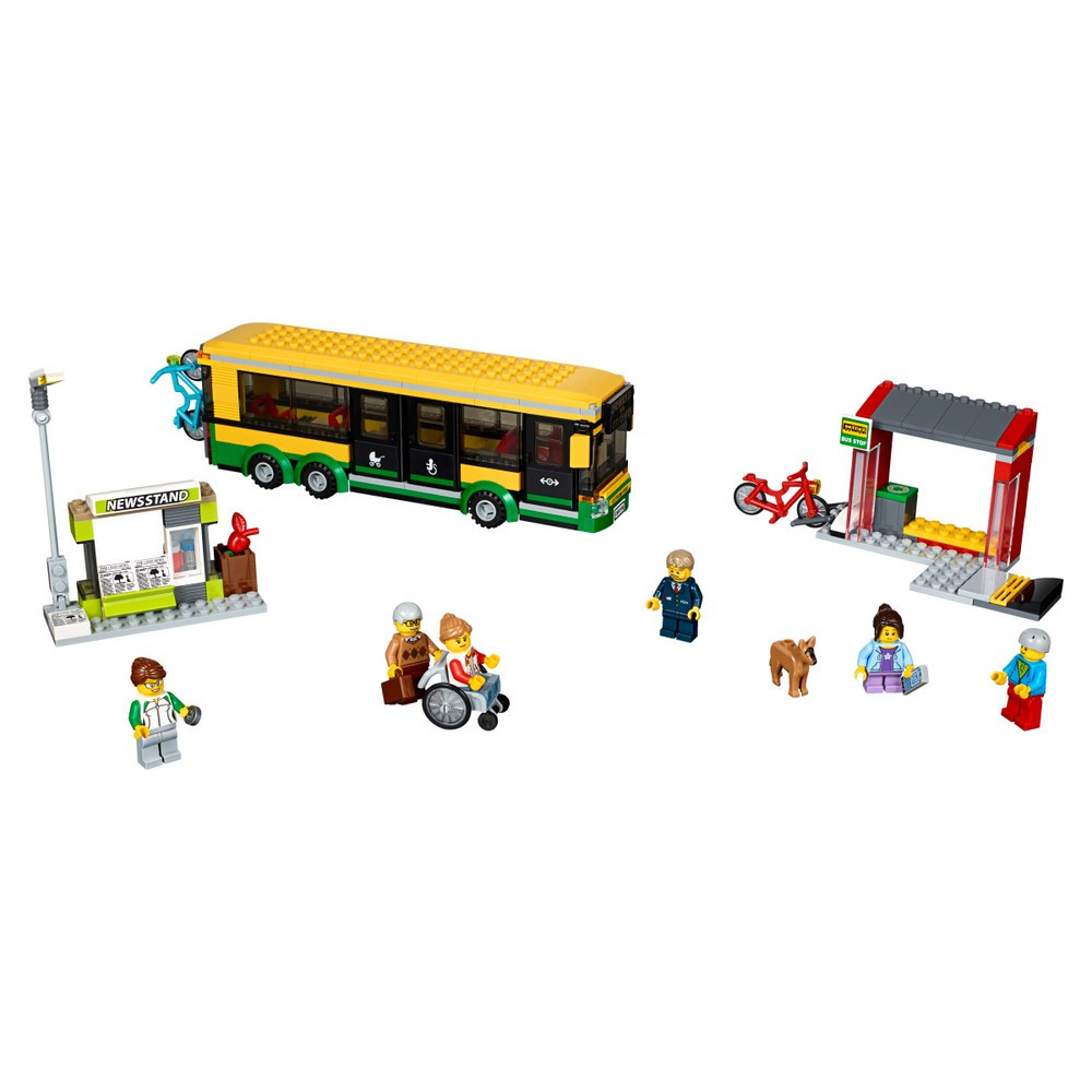 Lego City Автобусная остановка 60154 - фото 3 - id-p731475595