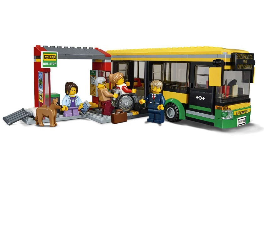 Lego City Автобусная остановка 60154 - фото 5 - id-p731475595