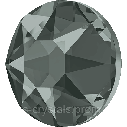 Клейові стрази Swarovski гарячої фіксації 2078 Black Diamond F (215)