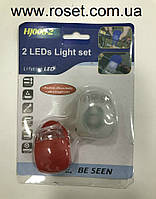 Світлодіодний ліхтарик для самоката та велосипеда HJ008 — 2 LED Light set