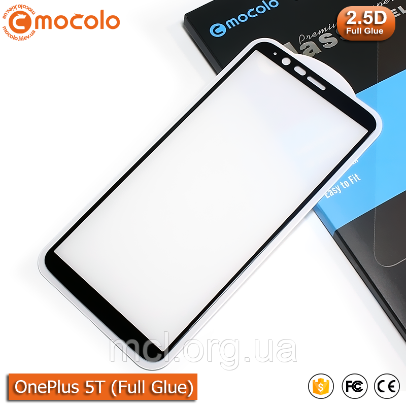 Захисне скло Mocolo OnePlus 5T Full Glue (Black)