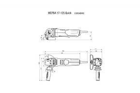 Болгарка Metabo WEPBA 17-125 Quick, фото 2