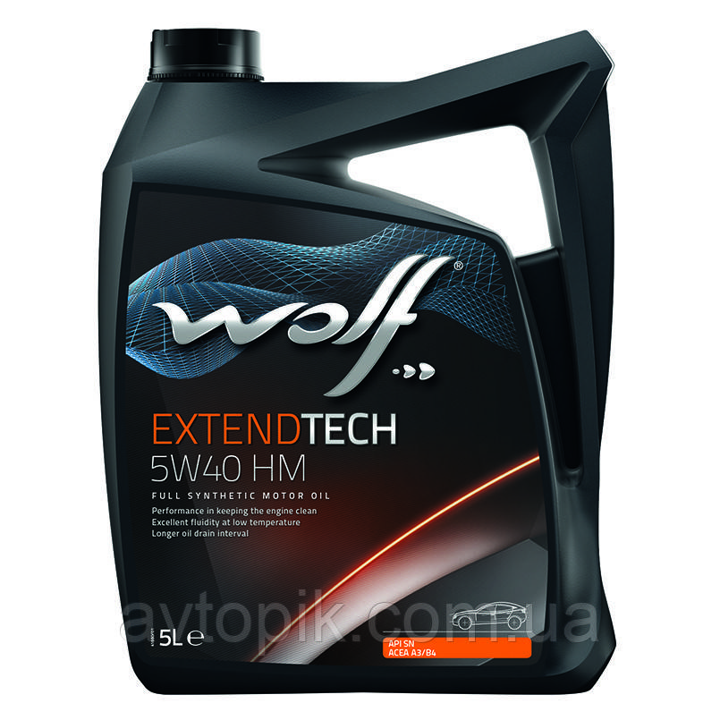 Моторне масло Wolf ExtendTech HM 5W-40 (5л.)