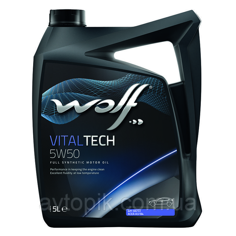 Моторне масло Wolf VitalTech 5W-50 (5л.)