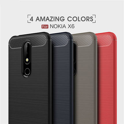 TPU чохол накладка Urban для Nokia 6.1 Plus / X6 2018 (4 кольори), фото 1