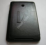 Чорний шкіряний Premium чохол-книжка для планшета Asus Viviotab Note 8, фото 3